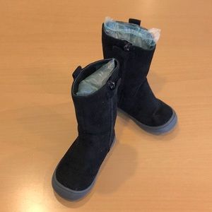 Cat & Jack Suede Zipper Boots
